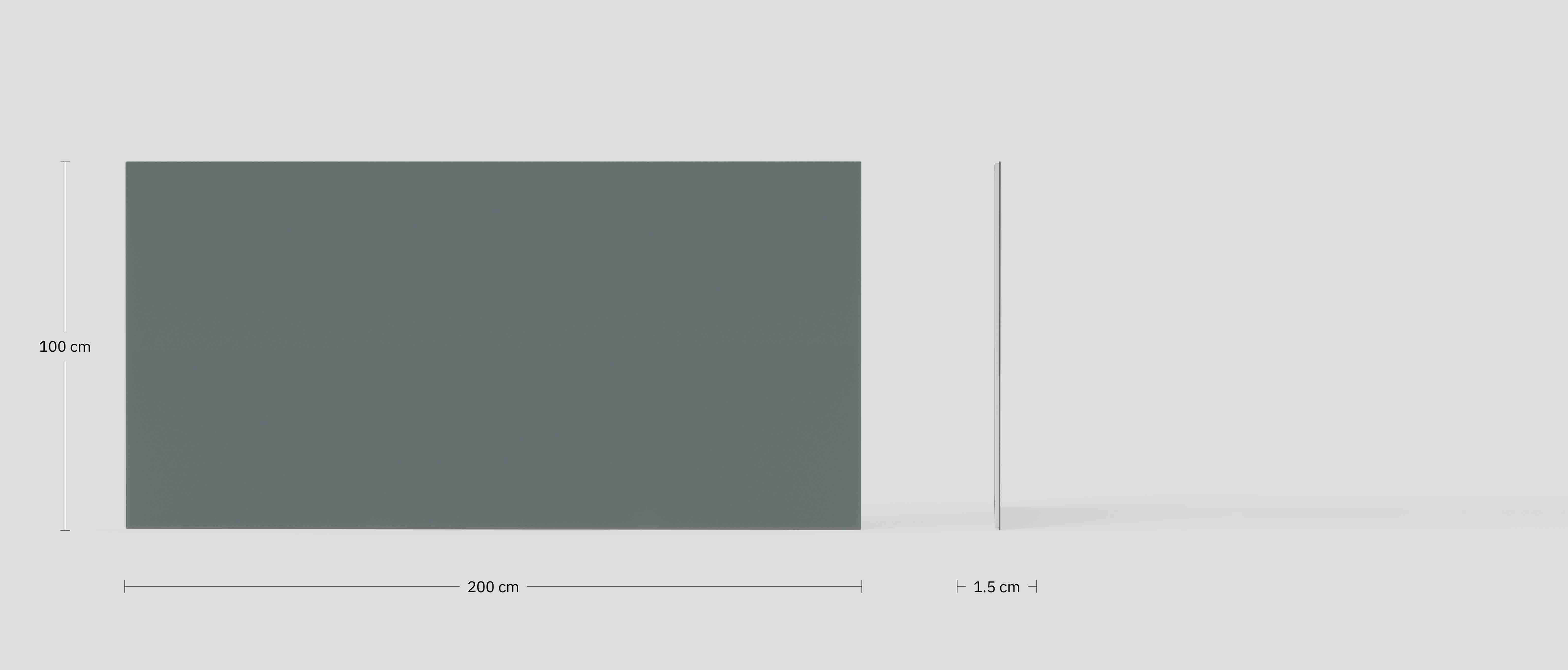 Tableau Rectangle Tableau rectangulaire écritoire en verre accompagné d'un starter se...